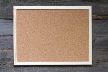 Vintage retro eski boş cork board arka plan panoları