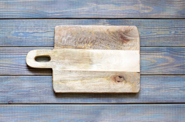 Empty Cutting Board Blue Old Boards Abstract Food Old Vintage — 스톡 사진
