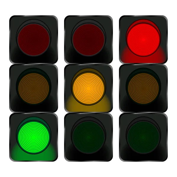 trafik ışığı, kırmızı ışık, turuncu ışık, yeşil ışık