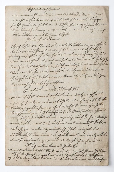 Texto manuscrito sobre fondo de papel vintage — Foto de Stock