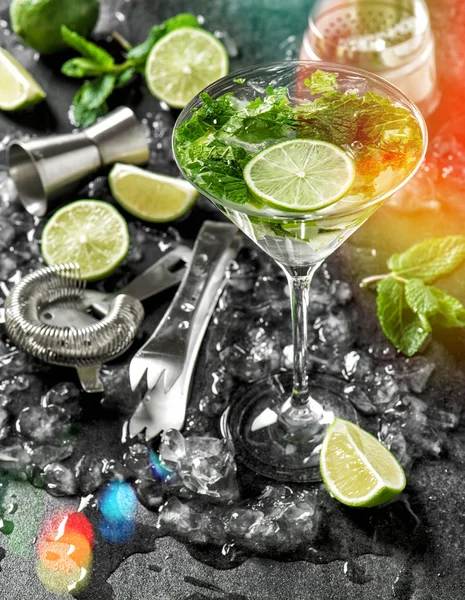 Cocktail drink Disco bar péages ingrédients fuites légères — Photo