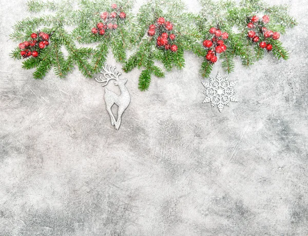 Karácsonyi díszek díszek ünnepek háttér hó — Stock Fotó