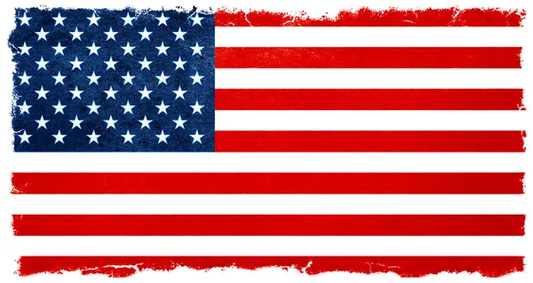Vintage Amerikaanse vlag. De resultaten van de verkiezingen van de achtergrond van de banner — Stockfoto