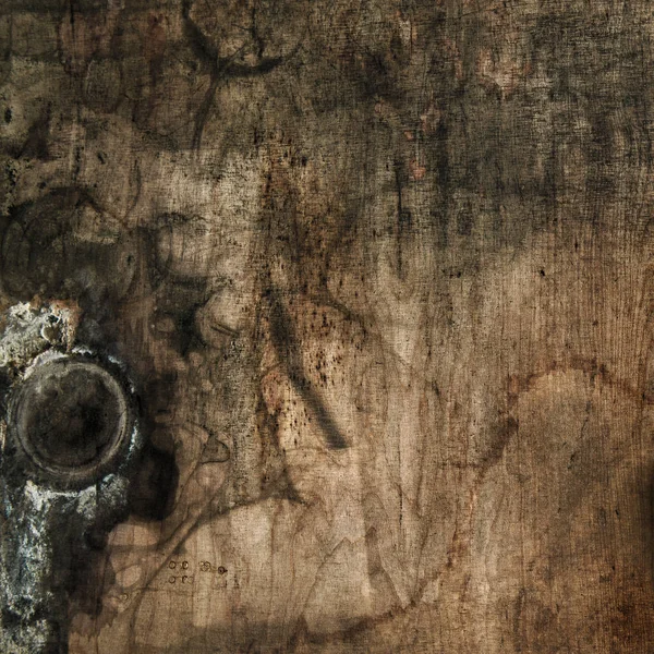 Vieux fond en bois Texture rustique du bois taches — Photo