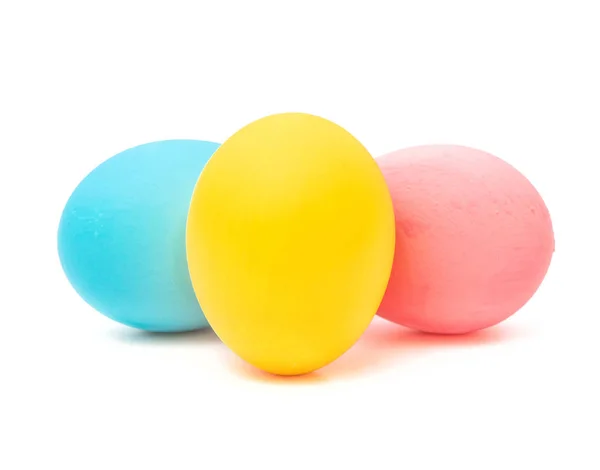Huevos de Pascua aislados sobre fondo blanco —  Fotos de Stock