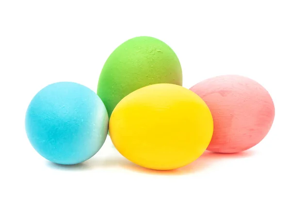 Διακόσμηση Πασχαλινά αυγά απομονωμένες λευκό φόντο — Φωτογραφία Αρχείου
