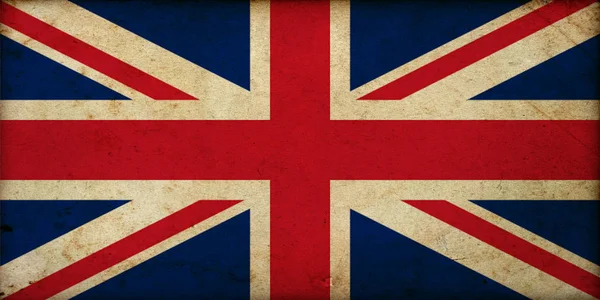 Grunge vintage Gran bandera británica — Foto de Stock