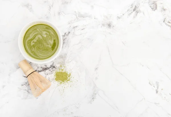 Macha taza de té Tradicional bebida japonesa — Foto de Stock