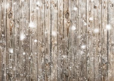 Ahşap arka plan ağaç doku kar kış tatili