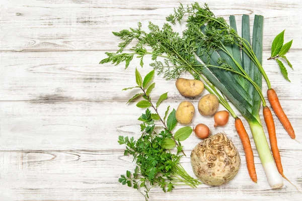 Alimentación saludable Verduras orgánicas frescas — Foto de Stock