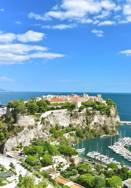 Monaco Middellandse Zee Côte d'Azur blauwe hemel — Stockfoto