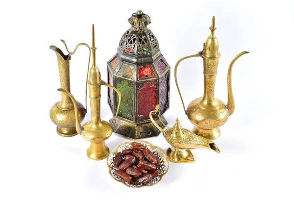 Oriental wakacje dekoracji latarnia garnki, które dania gościnność con — Zdjęcie stockowe