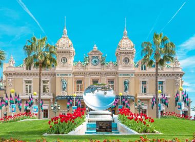 Grand Casino Monte Carlo Simgesel Yapı Monaco Fransız Rivierası