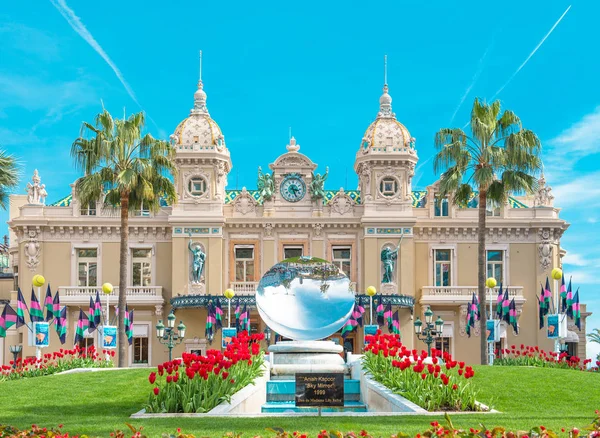 Grand Casino Monte Carlo punto di riferimento Monaco Riviera Francese — Foto Stock