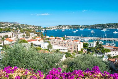Reviera lüks resort Villefranche-sur-Mer açelya çiçek Fransız