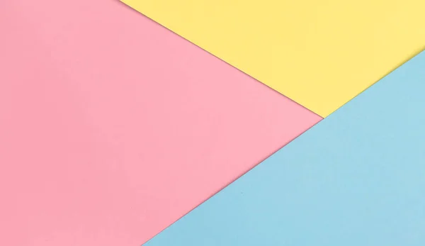 Renkli kağıt arka plan mavi piink sarı — Stok fotoğraf