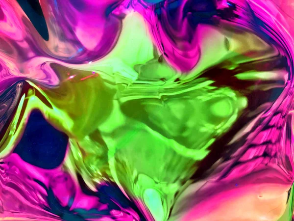 Neon folie metalliska bakgrund holografisk ultraviolett yta — Stockfoto