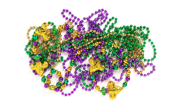 Carnival background Mardi gras decoration yellow purple green be