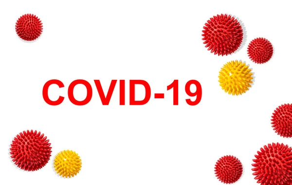 Coronavirus Covid Modell Epidemisch Pandemiekonzept — Stockfoto