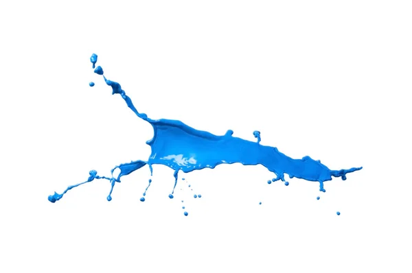 Blue paint splash — Stock Photo, Image