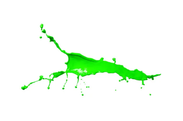 Salpicadura de pintura verde — Foto de Stock