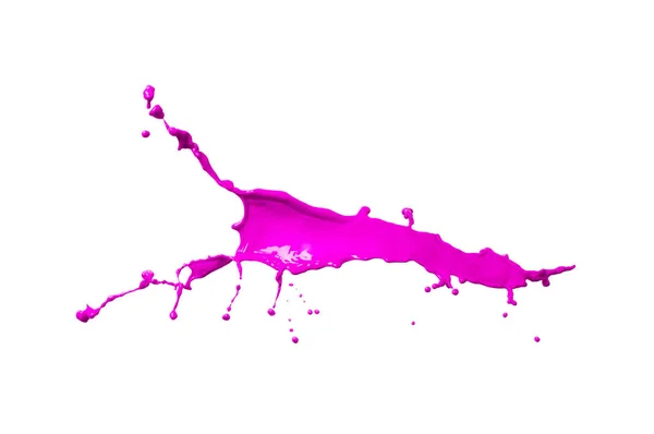 Splash χρώμα ματζέντα — Φωτογραφία Αρχείου