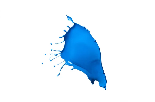 Salpicadura de pintura azul — Foto de Stock