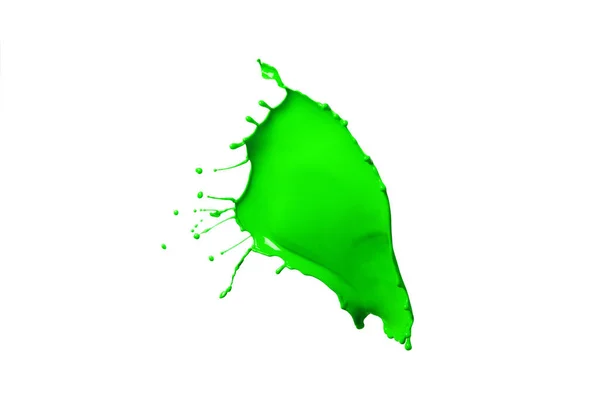 Green paint splash — Stock Photo, Image