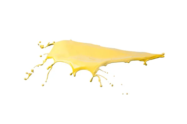 Splash χρώμα κίτρινο — Φωτογραφία Αρχείου
