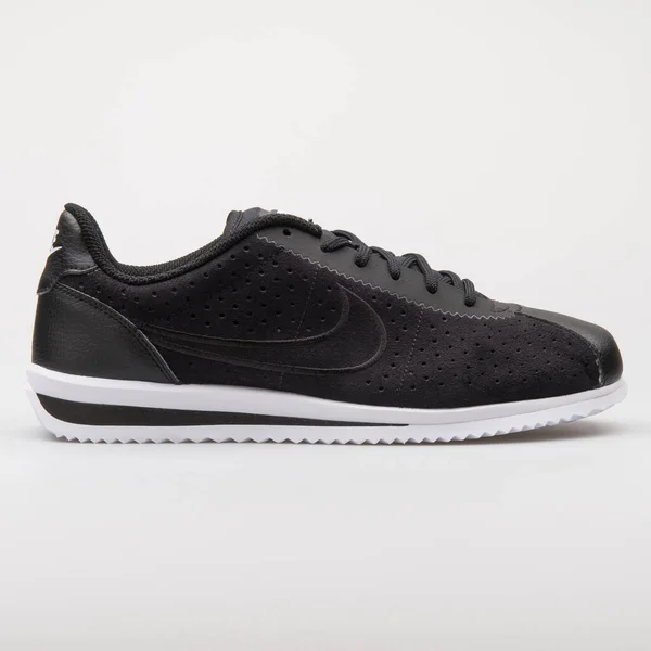 Vienna Austria August 2017 Nike Cortez Ultra Moire Black White — Stock Photo, Image