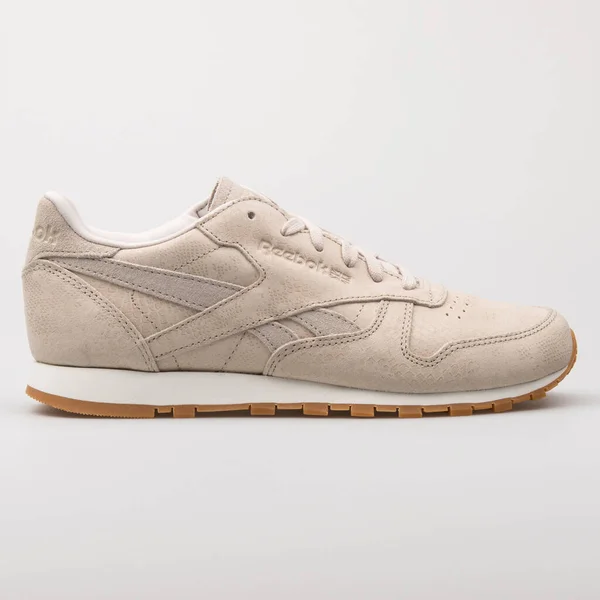 Wien Österreich August 2017 Reebok Classic Leather Clean Exotics Beiger — Stockfoto