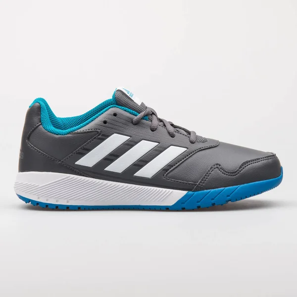 Vienna Oostenrijk August 2017 Adidas Altarun Grijze Blauwe Witte Sneaker — Stockfoto