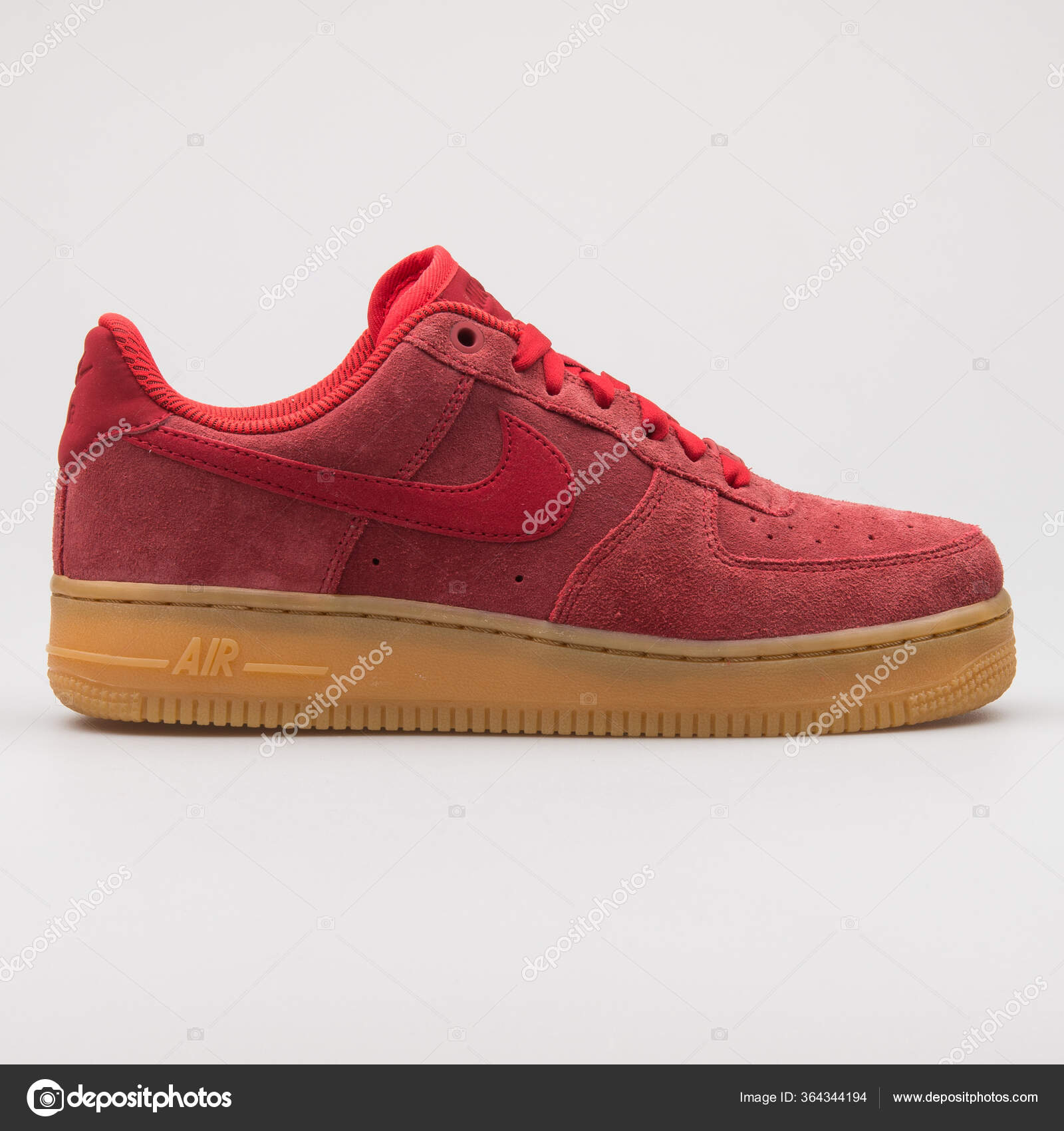 Vienna Austria August 2017 Nike Air Force Red Brown Sneaker