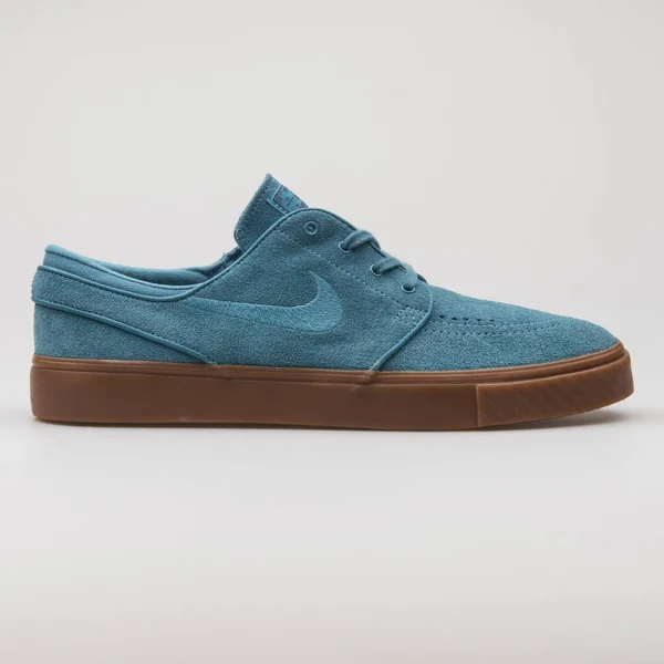 Vienna Austria August 2017 Nike Zoom Stefan Janoski Turquoise Brown — Stock Photo, Image