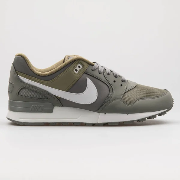 Vienna Austria February 2018 Nike Air Pegasus Grey Olive Green — Stock Photo, Image