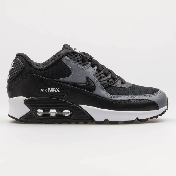 Vienna Austria February 2018 Nike Air Max Black Grey Sneaker — Stock Photo, Image