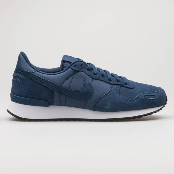 Vienna Austria February 2018 Nike Air Vrtx Leather Navy Blue — Stock Photo, Image