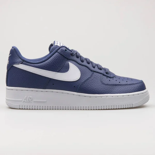 Vienna Austria February 2018 Nike Air Force Blue White Sneaker — Stock Photo, Image