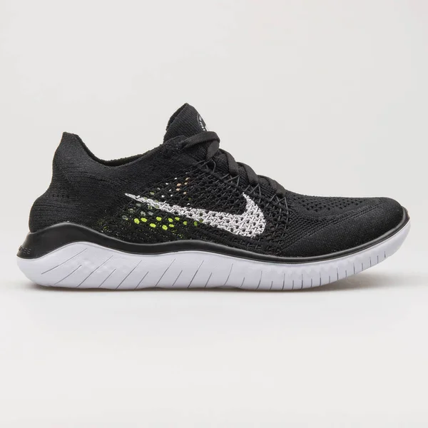 Vienna Österrike 2018 Nike Free Flyknit 2018 Svart Och Vit — Stockfoto