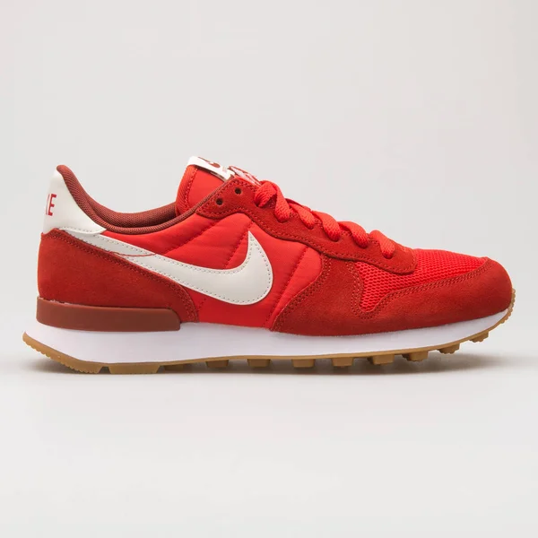 Vienna Austria February 2018 Nike Internationalist Red White Sneaker White — Stock Photo, Image