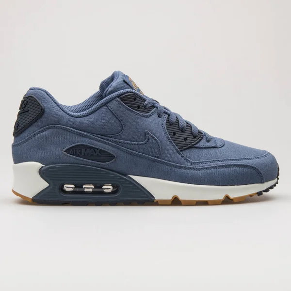 Vienna Αυστρια Φεβρουαριου 2018 Nike Air Max Κλωστοϋφαντουργικά Μπλε Και — Φωτογραφία Αρχείου