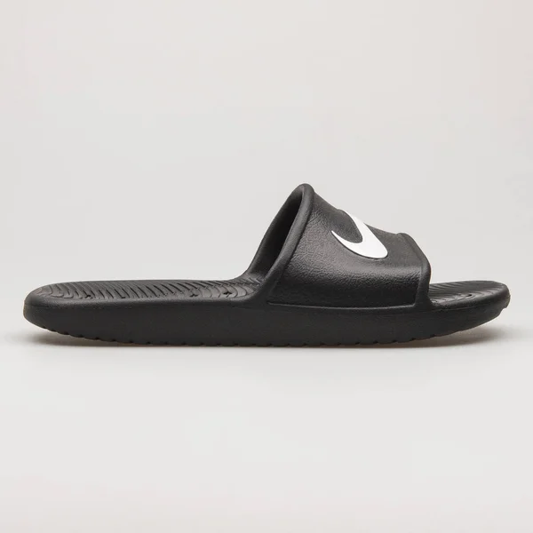 Vienna Austria February 2018 Nike Kawa Shower Black White Sandal — Stock Photo, Image