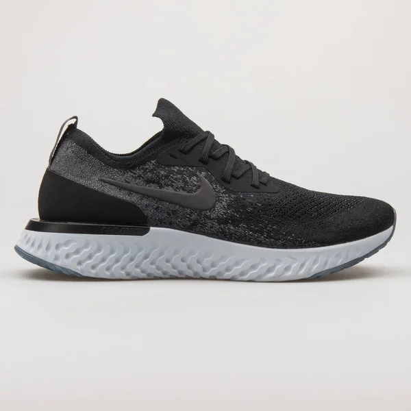 Vienna Ausztria Február 2018 Nike Epic React Flyknit Fekete Szürke — Stock Fotó