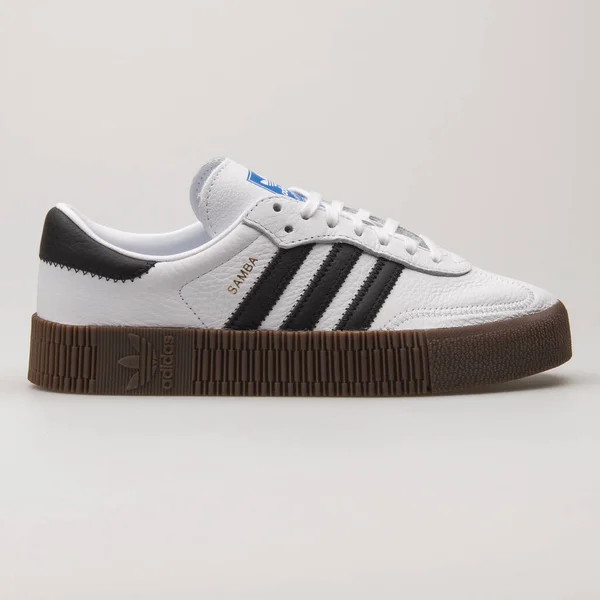 Vienna Austria May 2018 Adidas Sambarose White Black Sneaker White — 스톡 사진