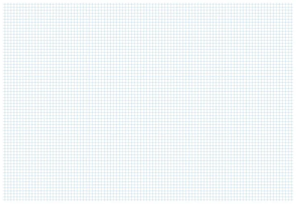 用虚线表示的大正方形网格表蓝色 学校笔记本纸网格艺术在笼中 虚线表 技术页矢量 — 图库矢量图片