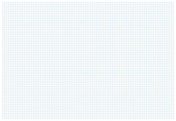 Stor Fyrkantig Rutnät Tabell Blå Färg Streckad Linje Utbildning Tekniken — Stock vektor