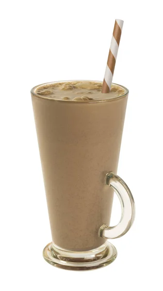 Iced Coffee isoliert auf weißem Hintergrund — Stockfoto