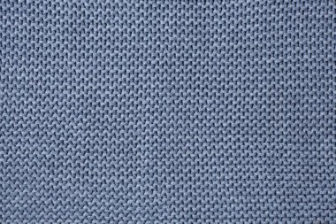 Gri örgü yün dokusu arkaplanı.