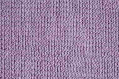 Örgü yün doku arka plan leylak.