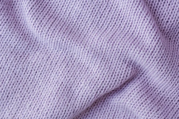 Lila stickning ull textur bakgrund. — Stockfoto
